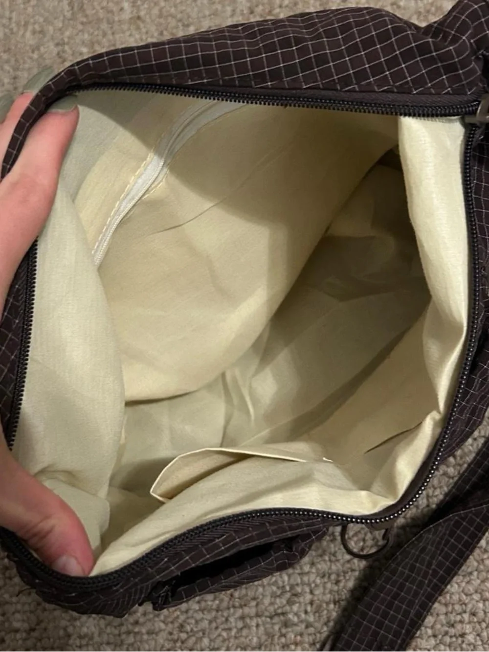 Brown shoulder bag purse
